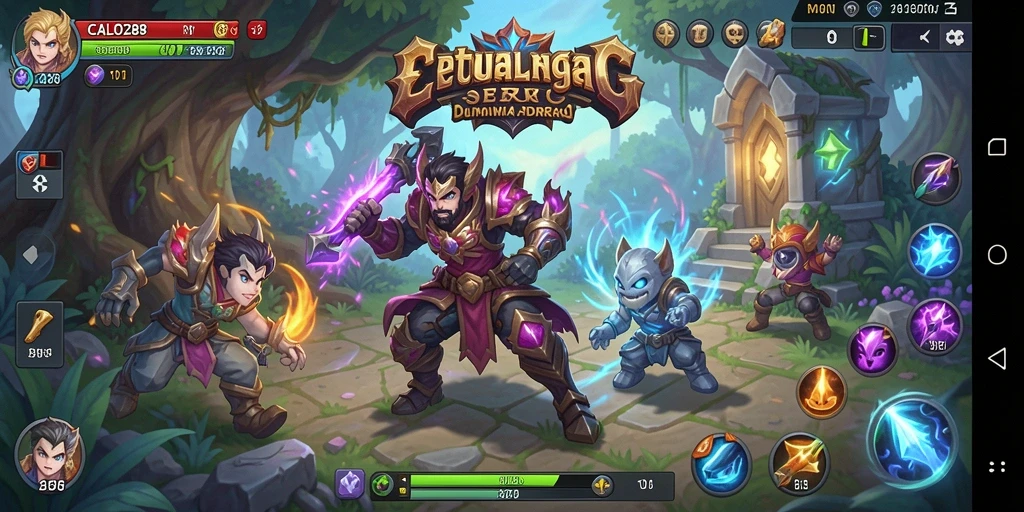 Tampilan gameplay seru di dunia ARPG CALO288.