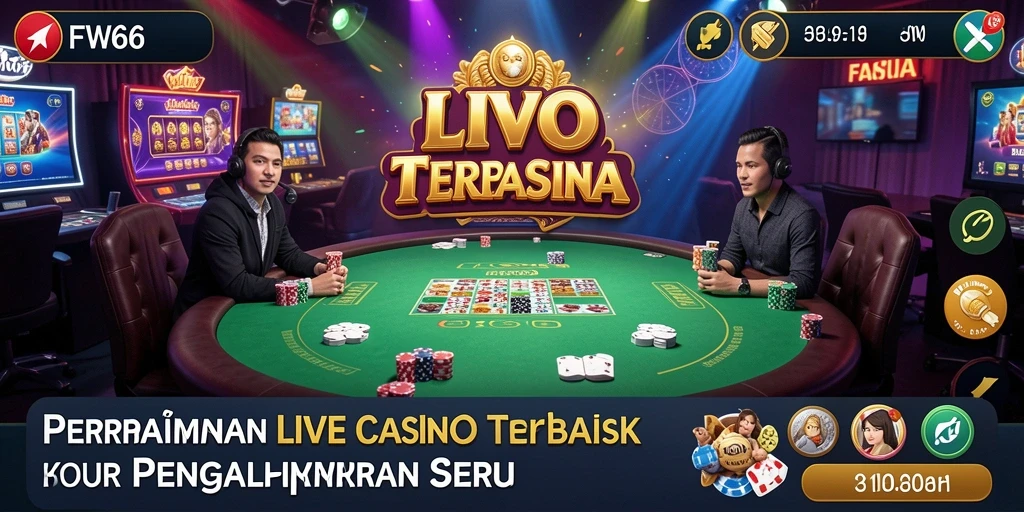 Gameplay seru di FW66 dengan dealer profesional dan interaksi langsung.
