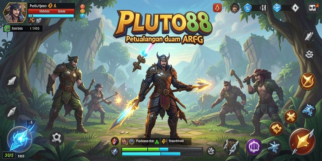 Tangkapan layar dari gameplay <strong>PLUTO88</strong> menampilkan aksi menakjubkan di dunia ARPG.