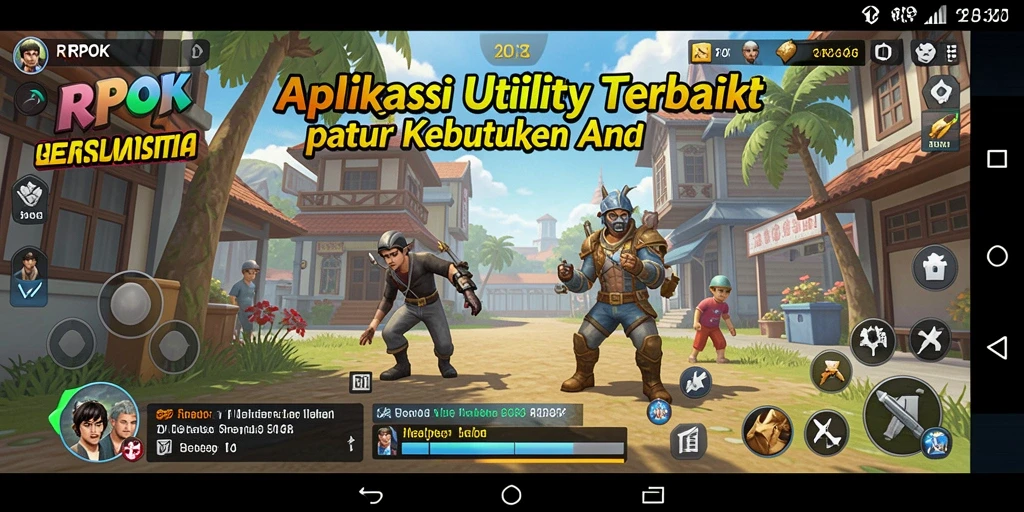Tampilan utama aplikasi RPOK dengan fitur Utility yang lengkap.