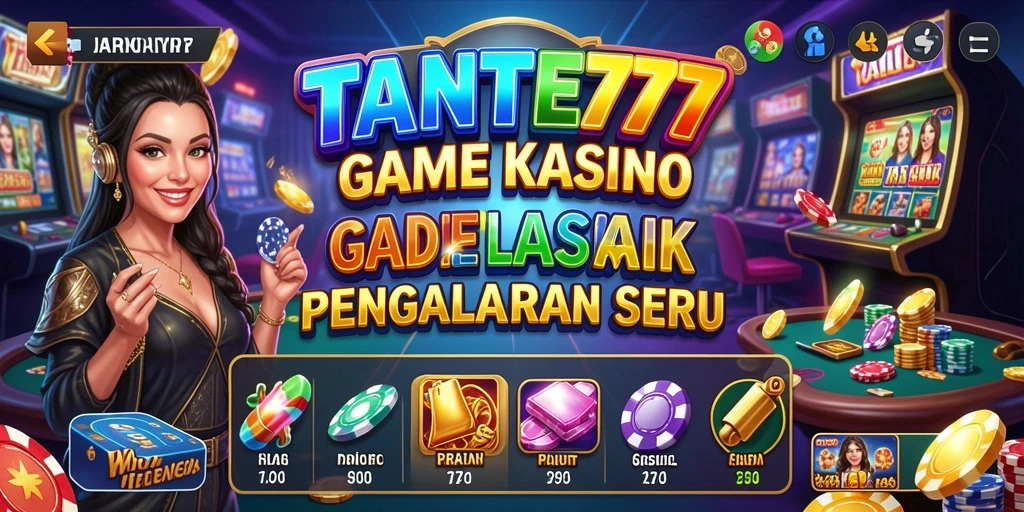 Screenshot TANTE777 menampilkan gameplay Kasino yang seru dan menarik.